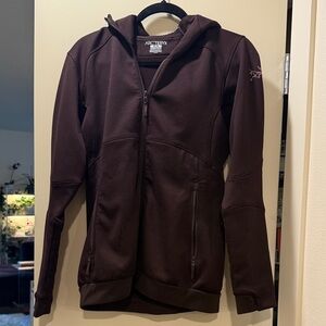Arc'teryx Chocolate Brown Full-Zip Jacket